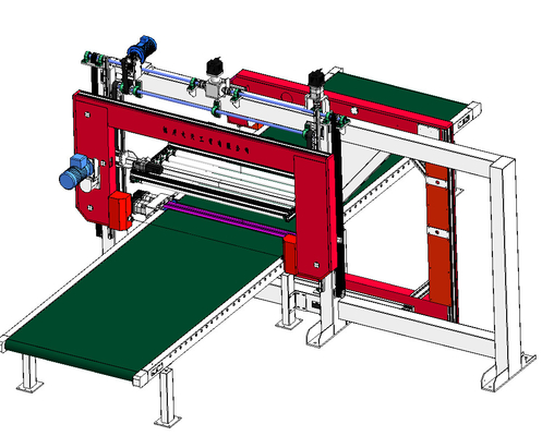 cortadora dual del CNC de la cuchilla 10m/Min de 380v 50hz DTC-SD2012