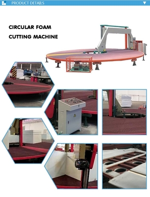 Control numérico circular horizontal DTYQ-750 7.94kw de la cortadora de la espuma