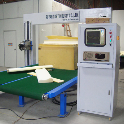 Cuchilla oscilante horizontal de la PU de la espuma de la cortadora de la esponja del CNC automática
