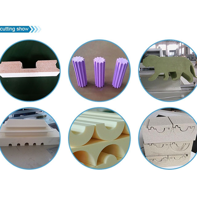 Máquina de corte de espuma de PU totalmente automática con sistema de control informático industrial para materiales rígidos y flexibles