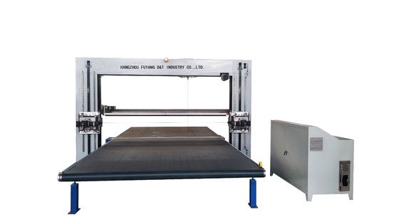 La cortadora horizontal de la esponja del CNC hace espuma la cuchilla oscilante 6kw automático de la PU