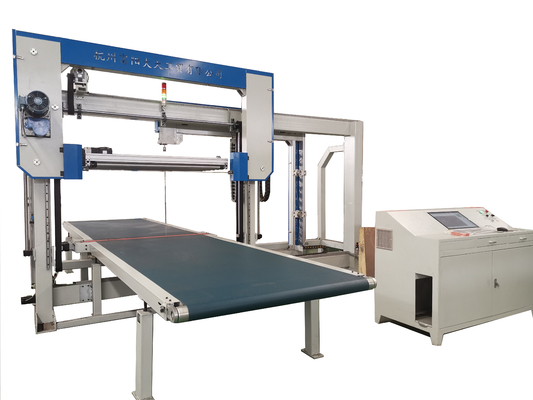 La cortadora horizontal de la esponja del CNC hace espuma la cuchilla oscilante 6kw automático de la PU