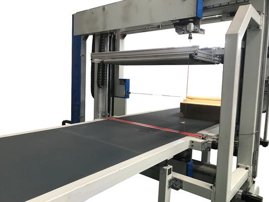 Cortadora horizontal del CNC de la esponja de la espuma de la PU del cortador dual automático de la cuchilla