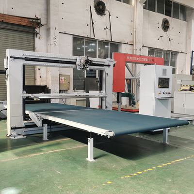 Fácil de operar DTC-SD2012 Máquina de corte de contorno de espuma oscilante de doble hoja para esponja de espuma PU