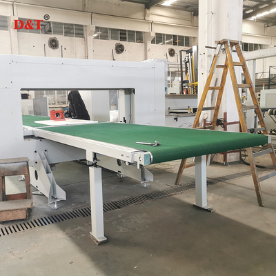 Máquina de corte de espuma de PU de alto rendimiento con cuchillo de alambre de 5 ruedas y sistema de control inteligente