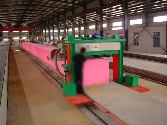 2-60 mm Máquina avanzada de corte de esponja con tren guía del marco principal y tren de conexión eléctrica