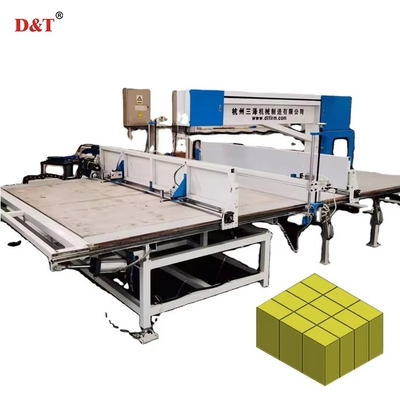 Máquina automática de corte vertical para algodón EVA/perla y esponja con un solo amortiguador de la plataforma de trabajo