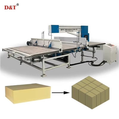 Máquina automática de corte vertical para el algodón EVA y perla modelo DTLQ-4L con plataforma de trabajo y amortiguador único