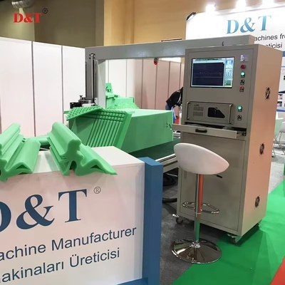 Máquina de corte CNC de doble cuchilla de 10 m/min para PU flexible con certificado CE y cortador de cuchilla oscilante