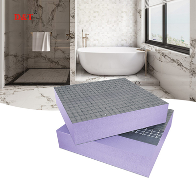 Panel de soporte para baldosas XPS de alta resistencia, tablero de respaldo impermeable para baño, base para suelo