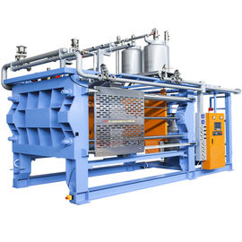 Tipo decorativo automático azul de la eyección de la parte posterior de la máquina de moldear de la forma del panel EPS