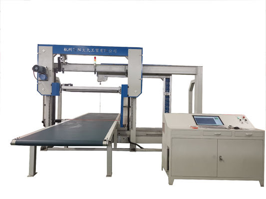 Cuchilla dual oscilante reencuadernada de la cortadora del contorno del CNC de la espuma 3D