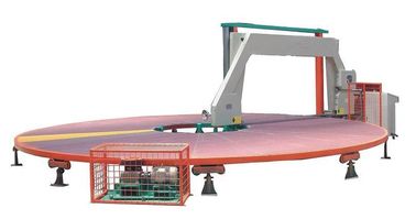 Espuma en grueso de la rebanada 3.5r/Min Circular Foam Cutting Machine 2-150m m