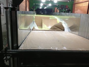 Cadena de producción continua horizontal auto de la espuma/máquina que hace espuma del colchón