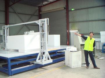 El CE identificó la línea de corte automática completa de la espuma con el cortador multifilar del fabricante de la cortadora de forma del EPS