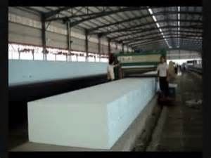 Línea de producción de espuma horizontal para la fabricación de esponjas