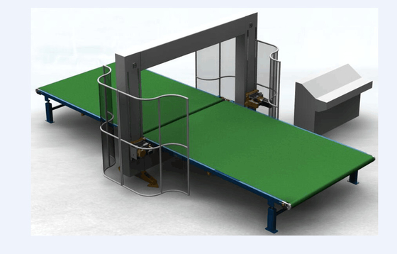 Cortador vertical de la cuchilla del CNC Vibrition para la espuma flexible reencuadernada 4kw 380V 50HZ