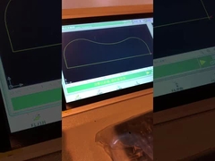 Esponja oscilante de la espuma de la PU del cuchillo de la vibración de la cortadora del contorno del CNC de la cuchilla dual