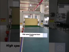 Máquina de corte de espuma rígida horizontal de esponja CNC de buena calidad automática