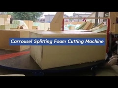 Máquina de corte de esponja de alto rendimiento personalizada, cortador circular horizontal