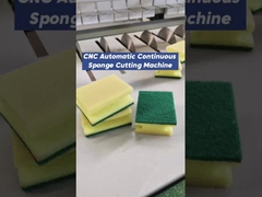 Máquina automática de fresado continuo de esponjas para lavado de platos