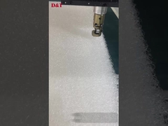 Máquina CNC vertical de corte de esponja con espuma de 40 m/min para cortar formas 2D