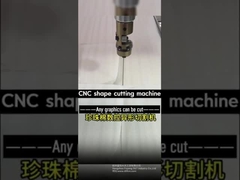 Máquina CNC vertical de corte de esponja con espuma de 40 m/min para cortar formas 2D