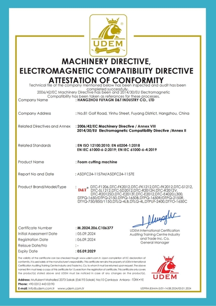 China Fuyang D&T Industry Co., Ltd. certificaciones
